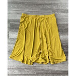 Stretch Is Comfort Green Skirt Size M Pull On Slinky Jersey Modal N8